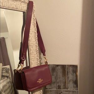 Burgundy Coach Purse